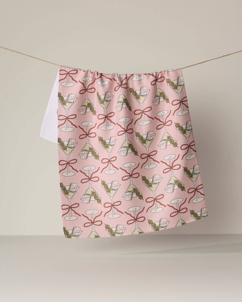 Flower-tinis Tea Towel - Pages & Parcels