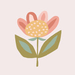 Flowers Paint by Number Kit + Easel for Kids | Breathe People - Pages & Parcels