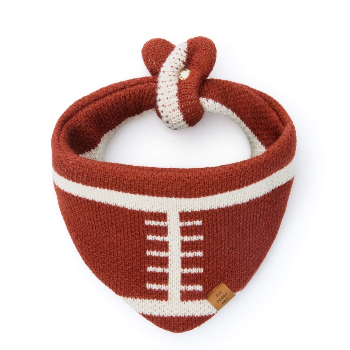 Football Knit Dog Bandana - Pages & Parcels
