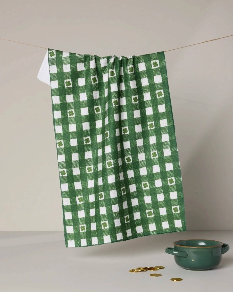 Fortunate Gingham Tea Towel - Pages & Parcels