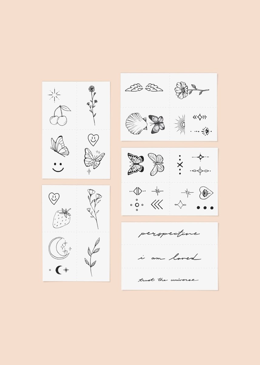Founders Favorites Temporary Tattoo Pack - Pages & Parcels