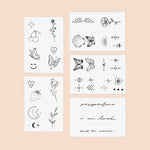 Founders Favorites Temporary Tattoo Pack - Pages & Parcels