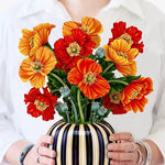 French Poppies (8 Pop - up Greeting Cards) - Pages & Parcels