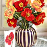 French Poppies (8 Pop - up Greeting Cards) - Pages & Parcels