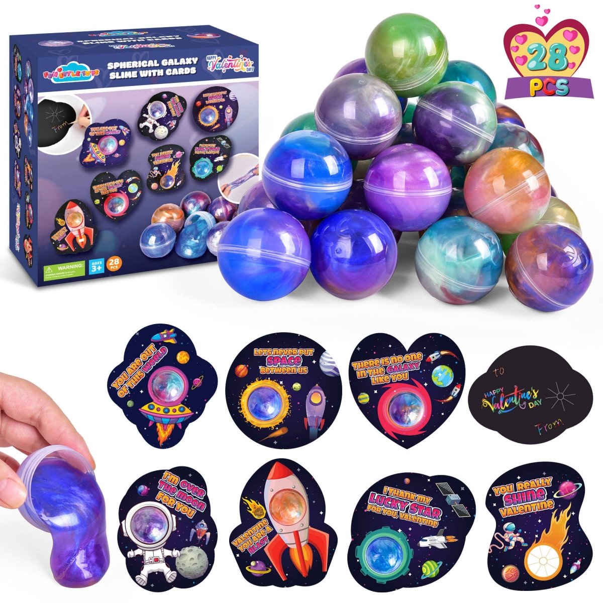 Galaxy Slime Ball - Pages & Parcels