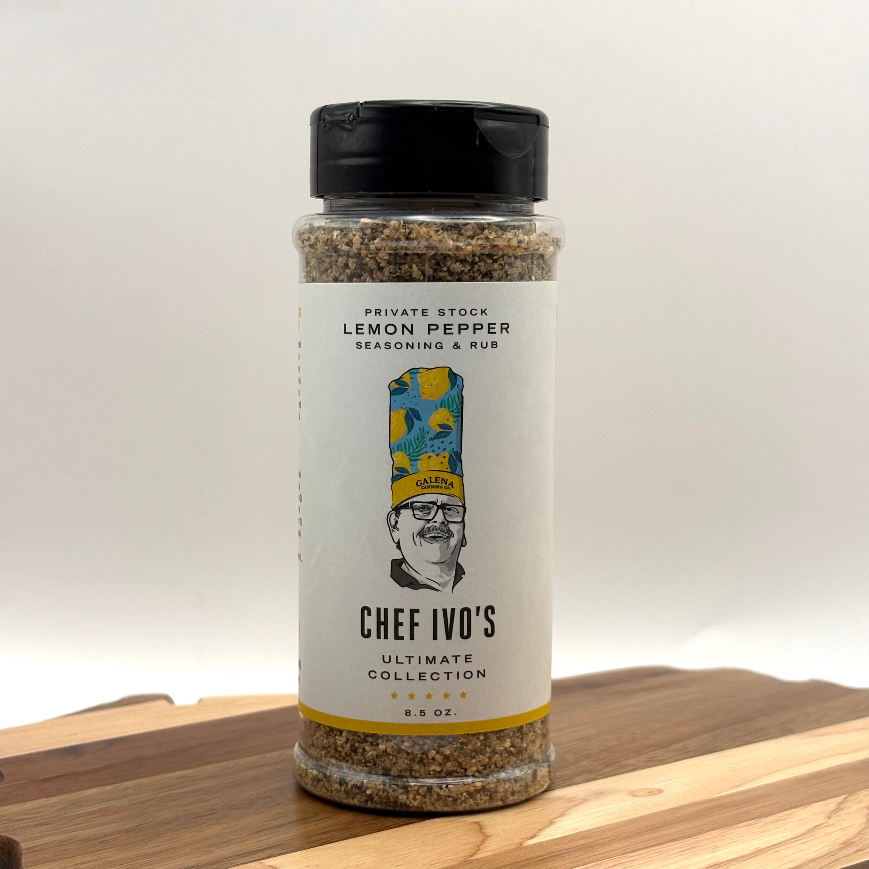 Galena canning co chef Ivo's lemon pepper seasoning and rub