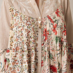 Garnet Ruffled Sheer Button Top - Pages & Parcels