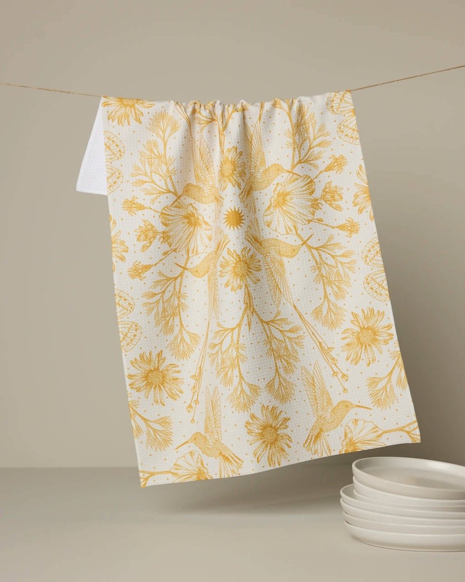 Gilded Nectar Tea Towel - Pages & Parcels