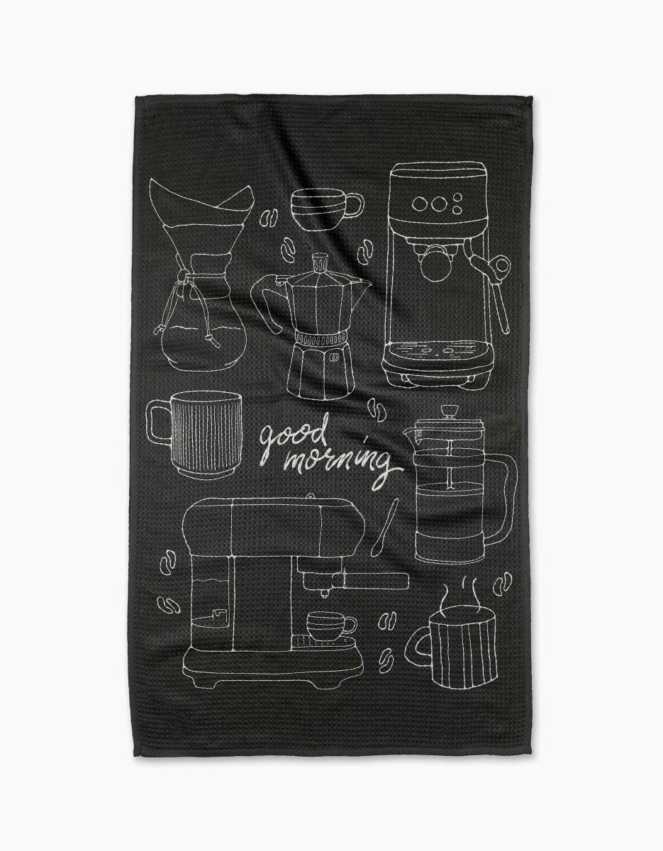 Good Morning Coffee Tea Towel - Pages & Parcels