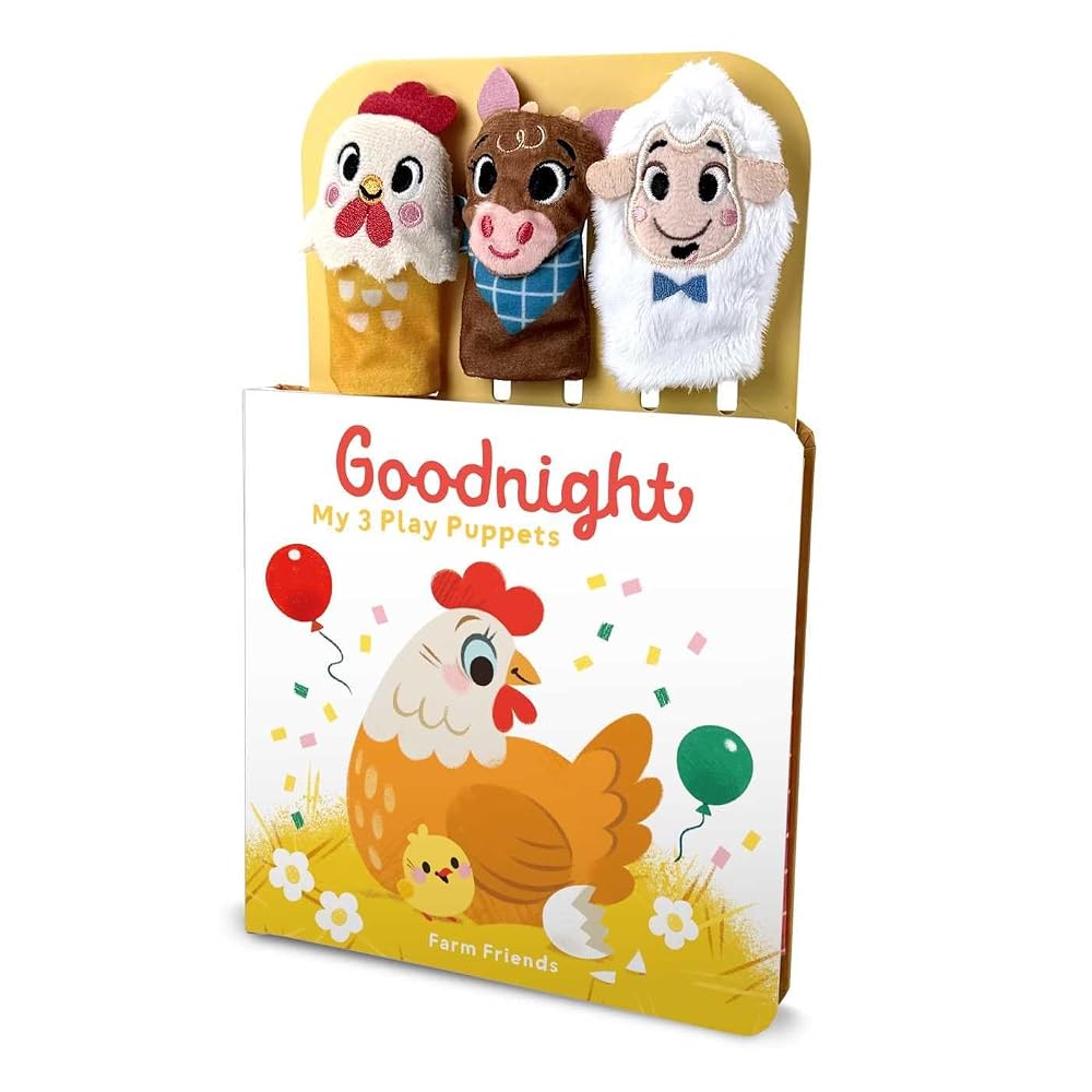 Goodnight My 3 Play Puppets - Farm Friends cover image