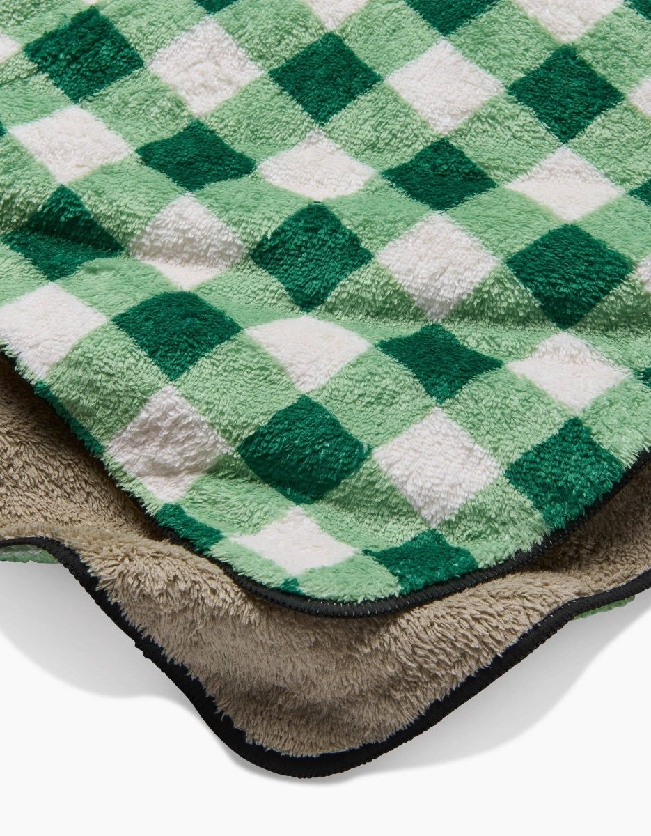 Grass Plaid Plush Towel - Pages & Parcels