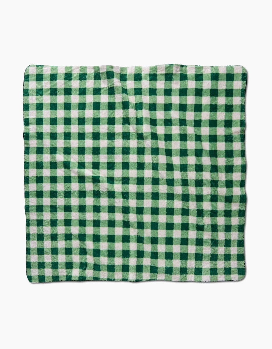 Grass Plaid Plush Towel - Pages & Parcels