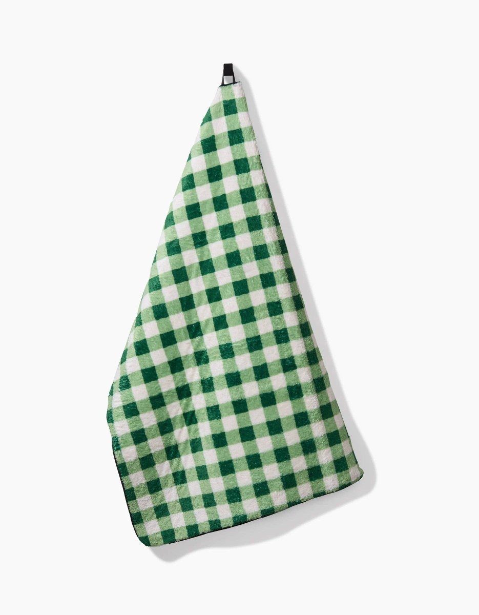 Grass Plaid Plush Towel - Pages & Parcels