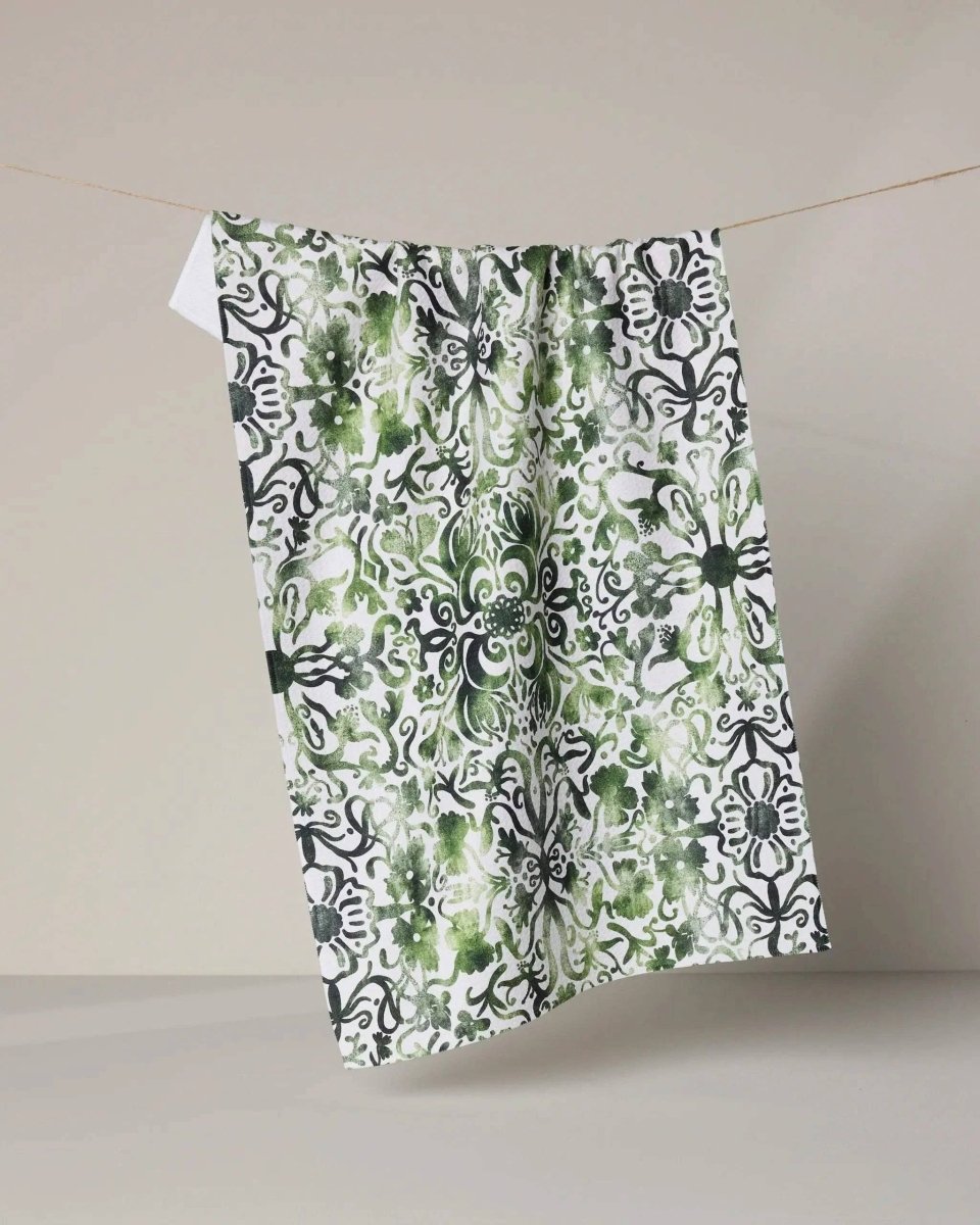 Green Goddess Tea Towel - Pages & Parcels