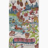 Greetings From Minnesota Tea Towel - Pages & Parcels