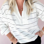 Half Zip Soft Lounge Top - Pages & Parcels