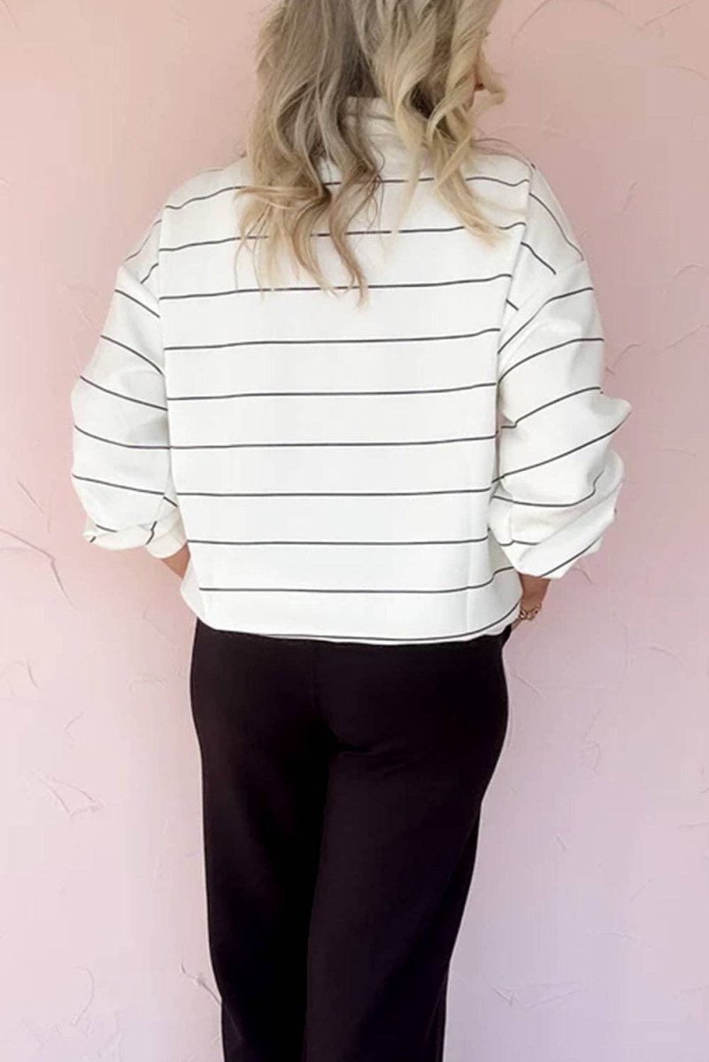 Half Zip Soft Lounge Top - Pages & Parcels