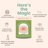Halloween Ghost Luminary Air Dry Clay Kit - Fall 2025 | Breathe People - Pages & Parcels