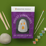 Halloween Ghost Luminary Air Dry Clay Kit - Fall 2025 | Breathe People - Pages & Parcels