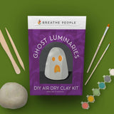 Halloween Ghost Luminary Air Dry Clay Kit - Fall 2025 | Breathe People - Pages & Parcels