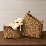 Handmade Woven Straw Storage Baskets - Pages & Parcels