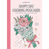 Happy Day Coloring Postcards: 20 All-Occasion Card