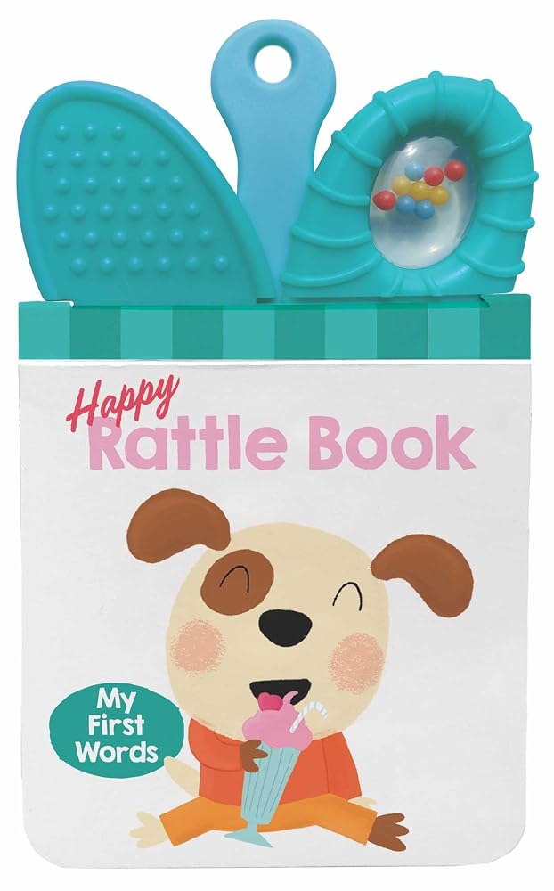 Happy Rattle Book - My First Words cover image
