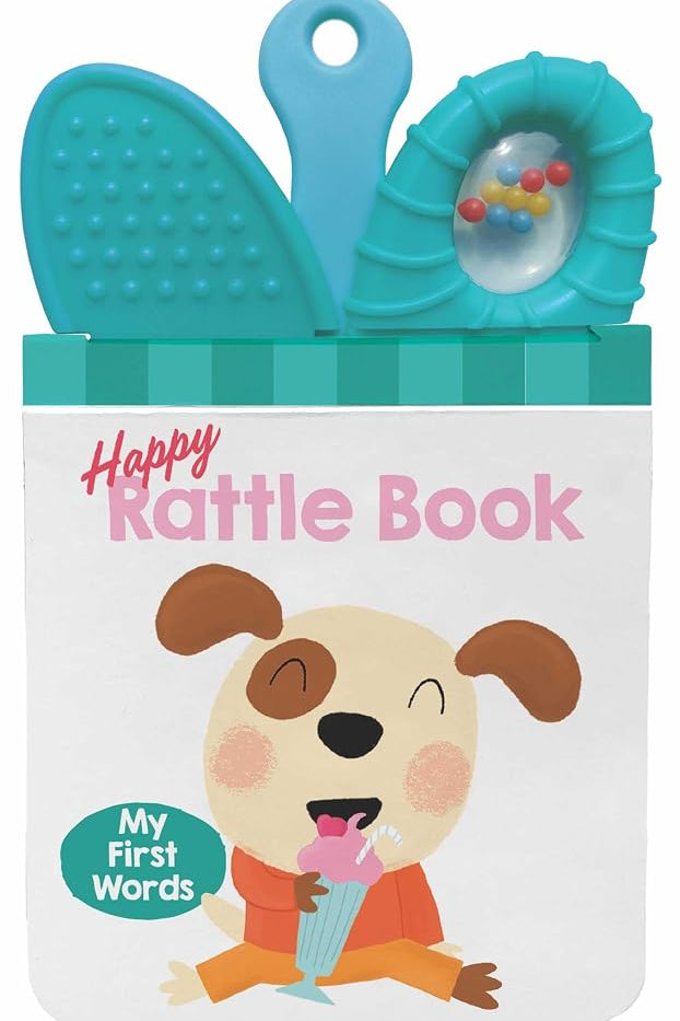Happy Rattle Book - My First Words cover image