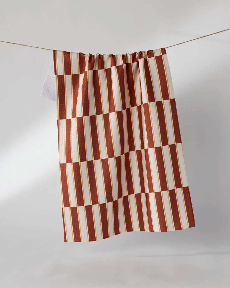 Harvest Stripe Tea Towel - Pages & Parcels