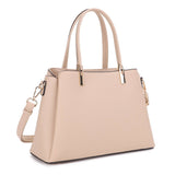 Helena Three Compartment Satchel/Crossbody Bag: Khaki - Pages & Parcels