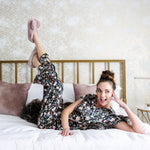 A pair of plush Hello Mello Cuddlers heated slippers