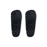 A pair of plush Hello Mello Cuddlers heated slippers