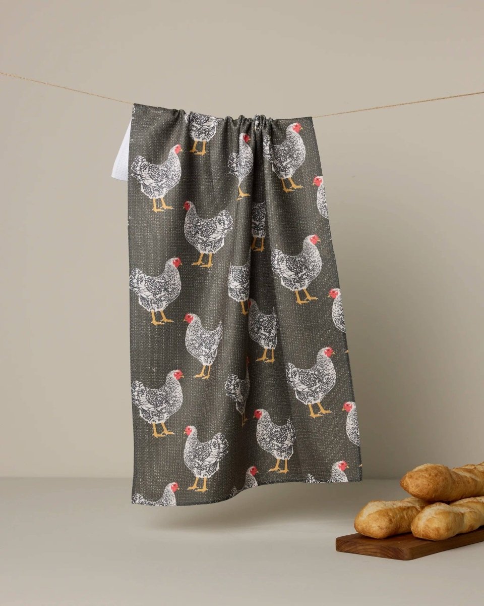 Hen House Tea Towel - Pages & Parcels