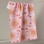 Hibiscus Sunset Tea Towel - Pages & Parcels