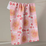 Hibiscus Sunset Tea Towel - Pages & Parcels
