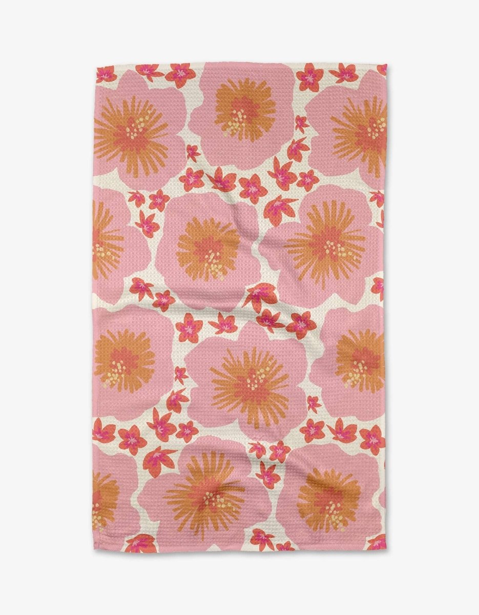 Hibiscus Sunset Tea Towel - Pages & Parcels