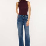 High Rise Wide Leg Dark Wash Jeans | Kan Can - Pages & Parcels