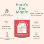 Holiday Air Dry Clay Ornament Kit: Christmas 2025 | Breathe People - Pages & Parcels