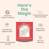 Holiday Air Dry Clay Ornament Kit: Christmas 2025 | Breathe People - Pages & Parcels