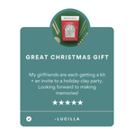 Holiday Air Dry Clay Ornament Kit: Christmas 2025 | Breathe People - Pages & Parcels
