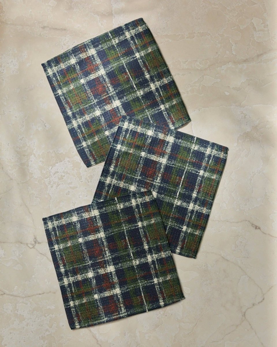 Homestead Plaid Dishcloth Set - Holiday 2026 - Pages & Parcels