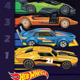 Hot Wheels: One Car, Blue Car: A Numbers and Colors Book (A Mattel Hot Wheels Shaped Novelty Board Book for Toddlers) cover image
