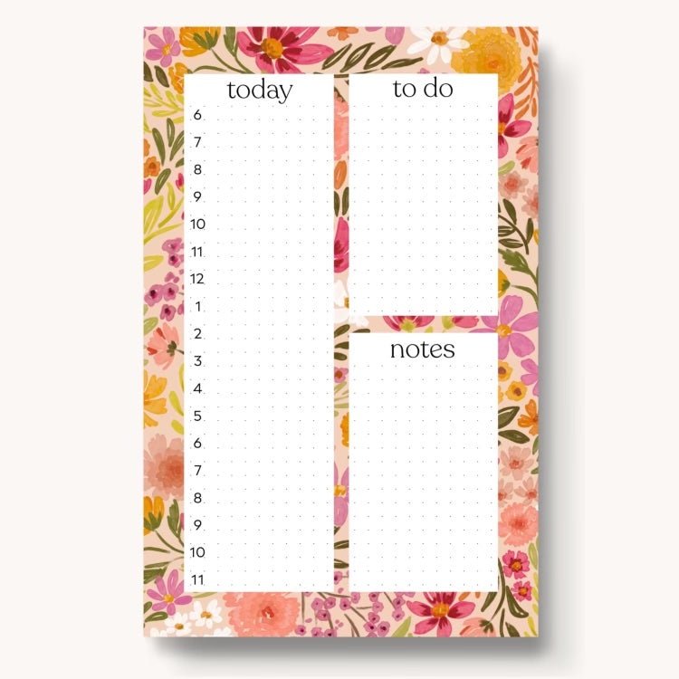 Hourly Daily Planner Notepad - Pages & Parcels