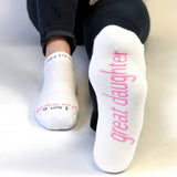 I am a Great Daughter Socks - Pages & Parcels