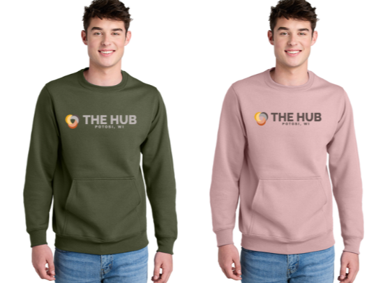 The Hub Pocket Crewneck