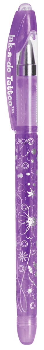 Ink - a - Do Tattoo Pens, Set of 6 Gel Pens - Pages & Parcels