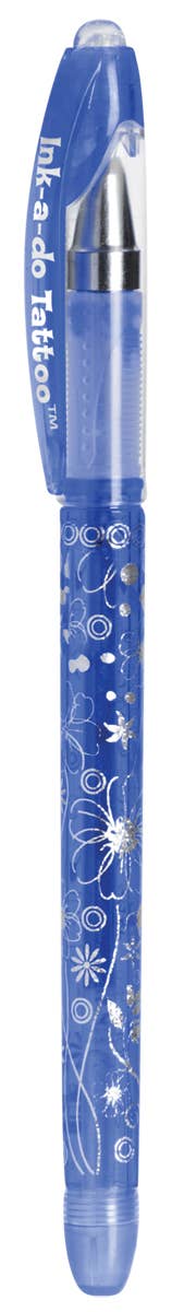 Ink - a - Do Tattoo Pens, Set of 6 Gel Pens - Pages & Parcels