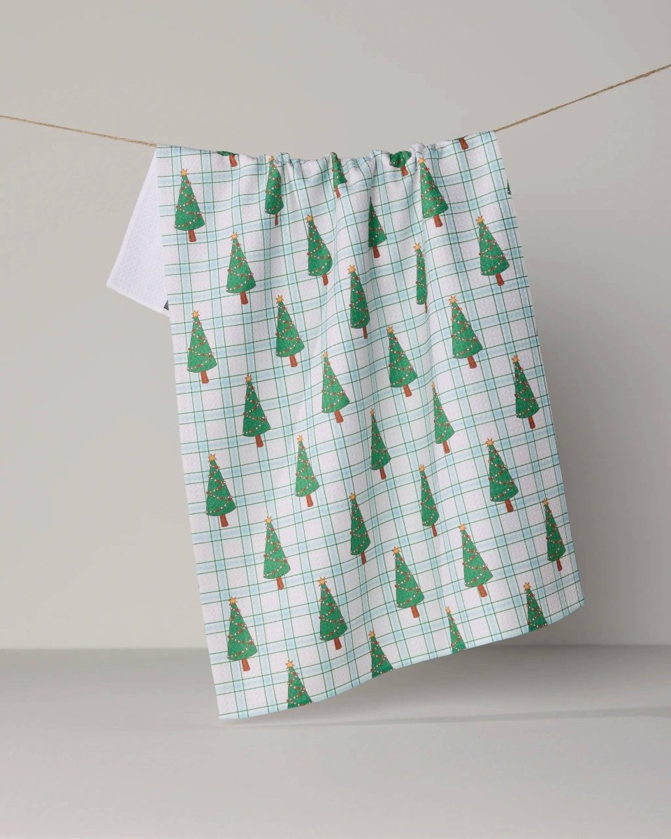 Jolly Plaid Tea Towel - Holiday 2026 - Pages & Parcels