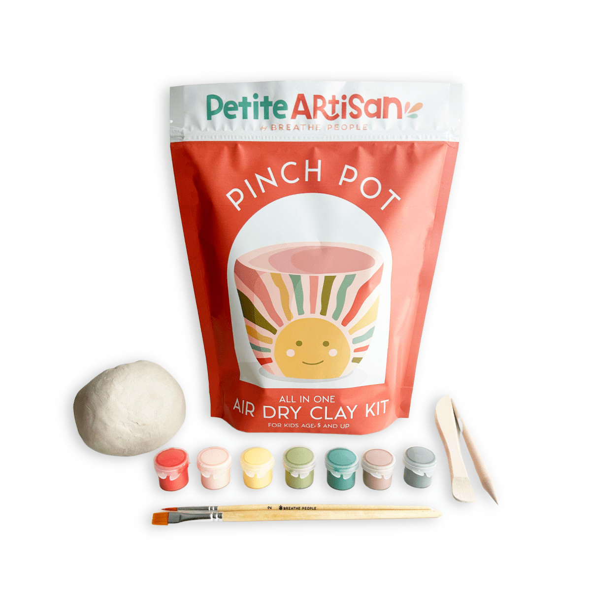 Kids DIY Clay Kit — Make and Paint Your Own Pinch Pot | Breathe People - Pages & Parcels
