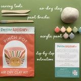 Kids DIY Clay Kit — Make and Paint Your Own Pinch Pot | Breathe People - Pages & Parcels